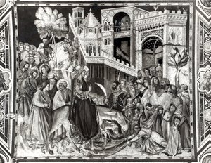 Ingresso di Cristo a Gerusalemme da Pietro Lorenzetti